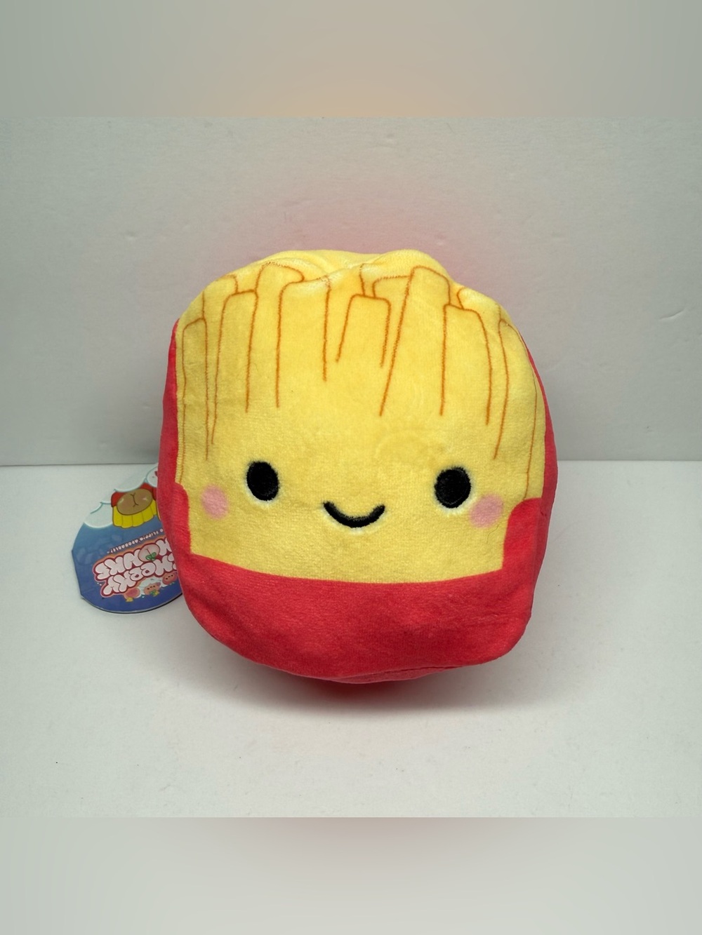 Cheeky Chonks 4.5" Salty Squeeze Reversible French Fries Plush Toy New w/ Tags